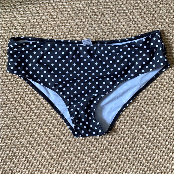 NWOT- Black & White Polkadot Tankini - Picture 4 of 7